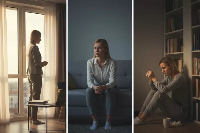 Delayed emotional buildup and intensity