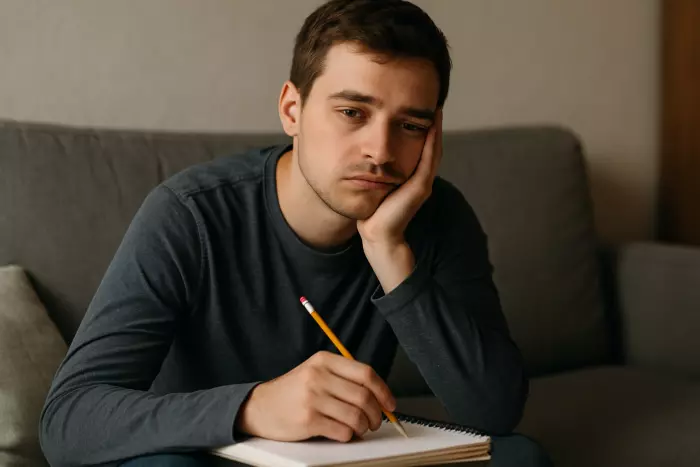 Emotional numbness reducing intrinsic motivation and goal drive