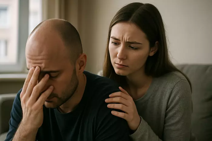 Emotional numbness from chronic overcontrol