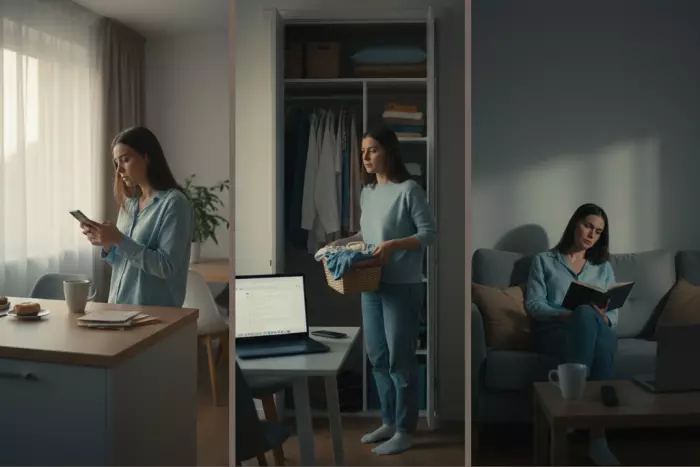 Routine task switching and decision fatigue
