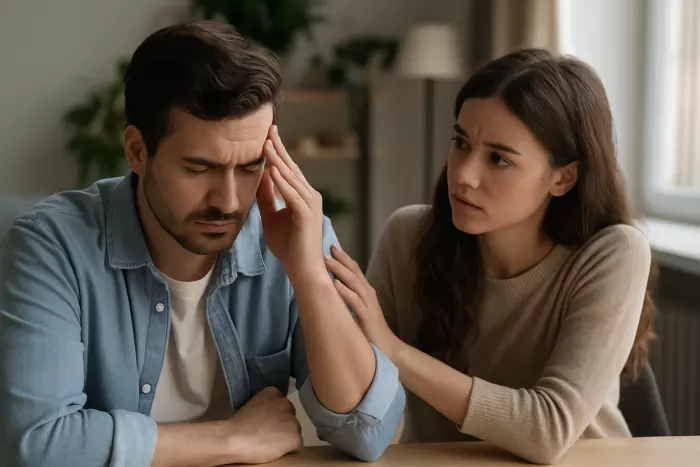 Emotional numbness and muted relational connection