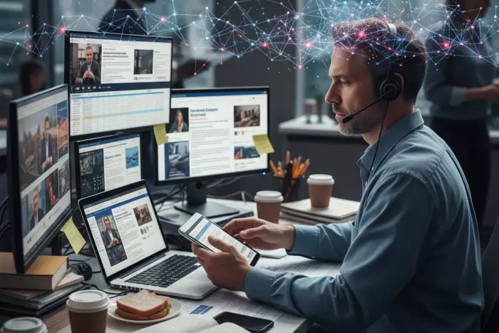 Multitasking-induced mental fatigue and emotional numbness