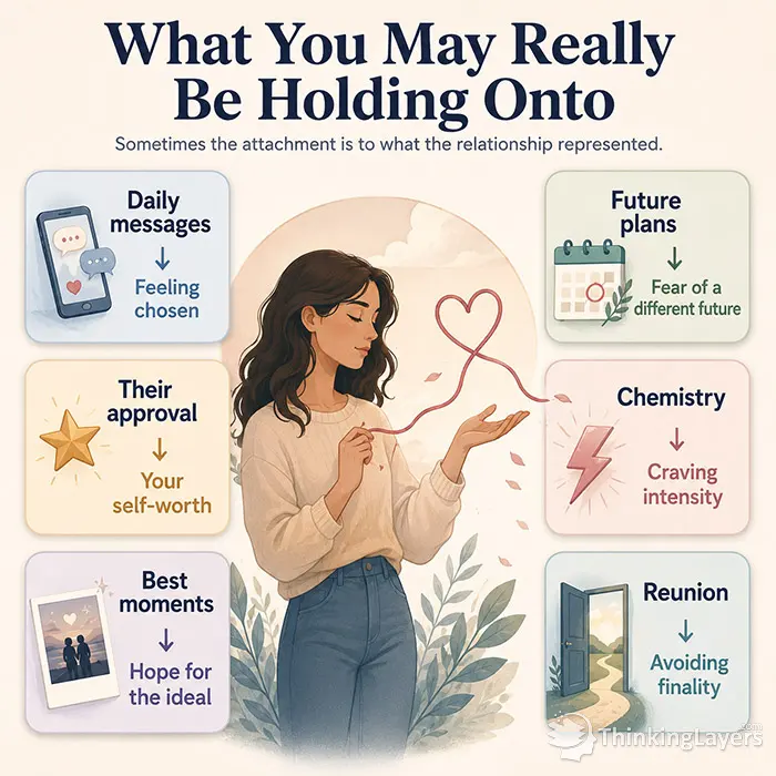 Emotional attachment after breakup infographic