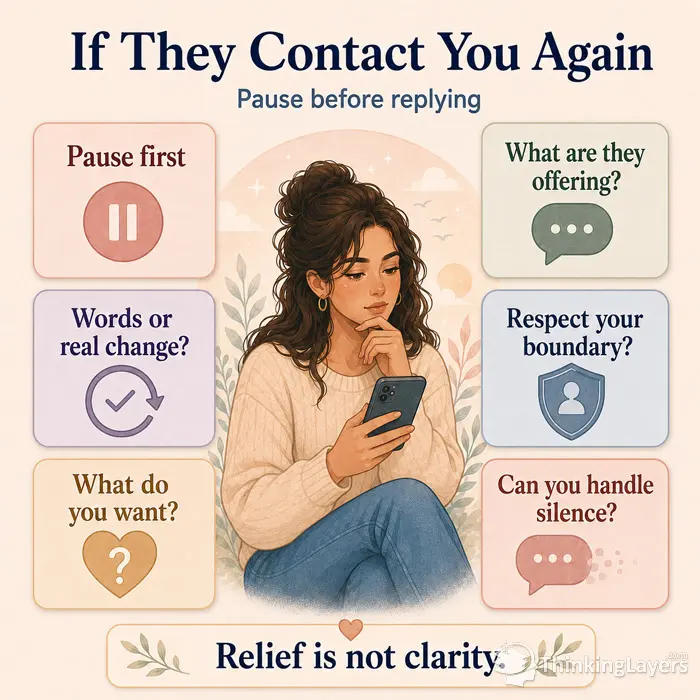 Ex contact after breakup infographic