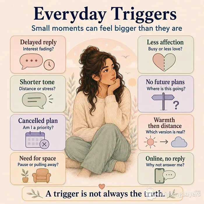 Relationship uncertainty triggers infographic