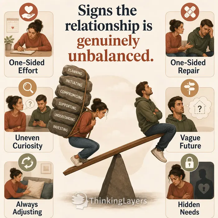 Signs of an unbalanced relationship