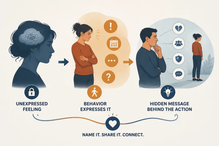 Emotional avoidance through behavior