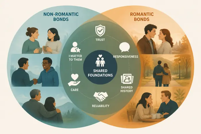Romantic and non-romantic attachment overlap