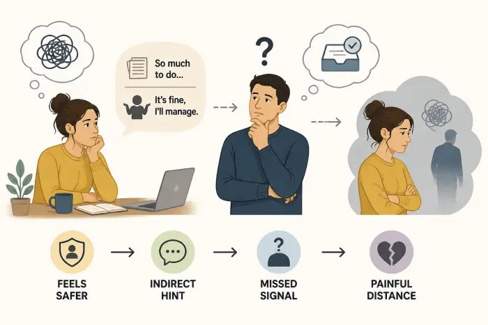 Indirect help-seeking and vulnerability avoidance